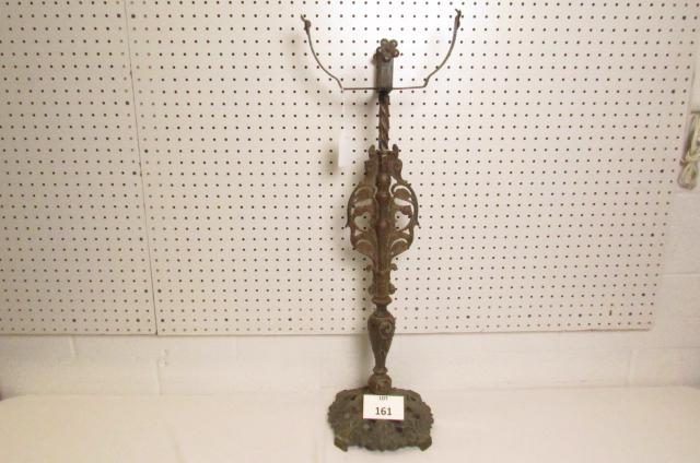 Ornate Cast Fish Bowl Planter Holder: Ornate Cast Fish Bowl Planter Holder, Stand Only
