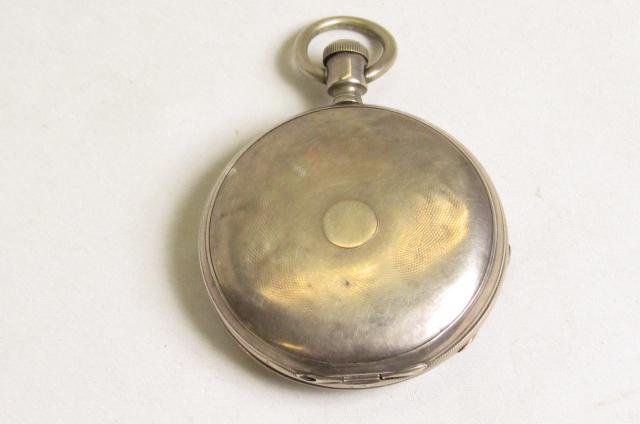 Key Wind Pocket Watch: Jacot Brothers, Locke, Patent lever, Key wind pocket watch, silver case
