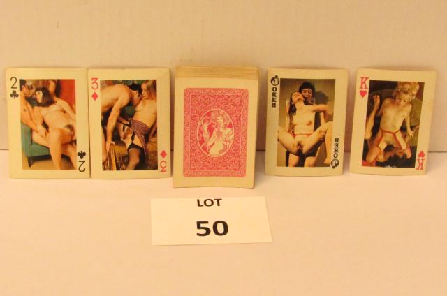 Deck of erotic playing cards: Playing Cards