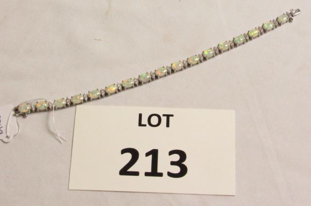 Sterling Opal bracelet (1 of 3)