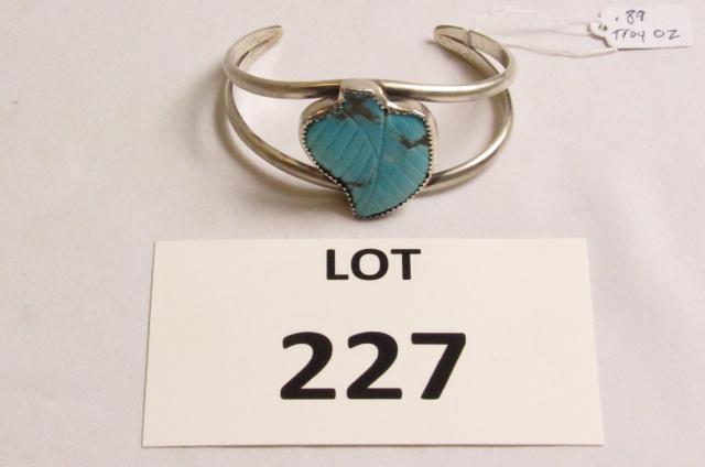 Sterling Turquoise bangle (1 of 3)