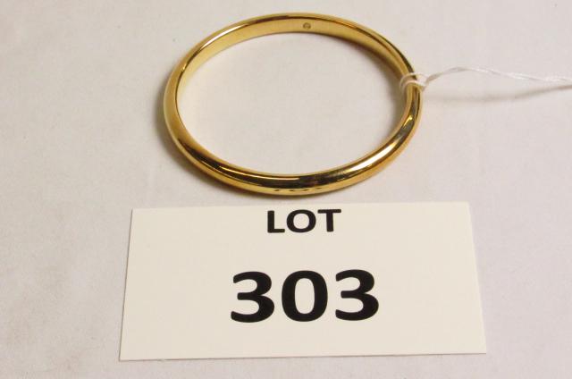 14 kt Gold bangle (1 of 2)