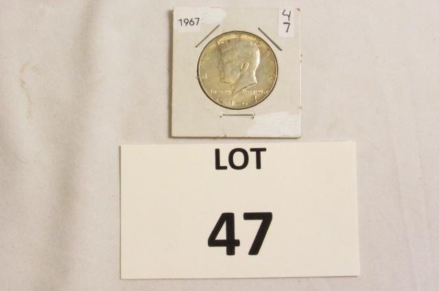 1967P Kennedy Half Dollar-(40%Silver) (1 of 3)