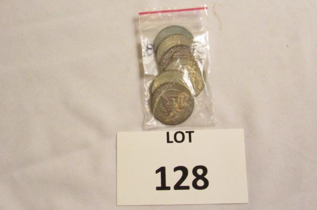 6-Kennedy Half Dollars-(40%Silver) (1 of 2)