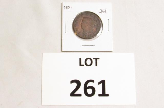 1821 US Large Cent (1 of 3)