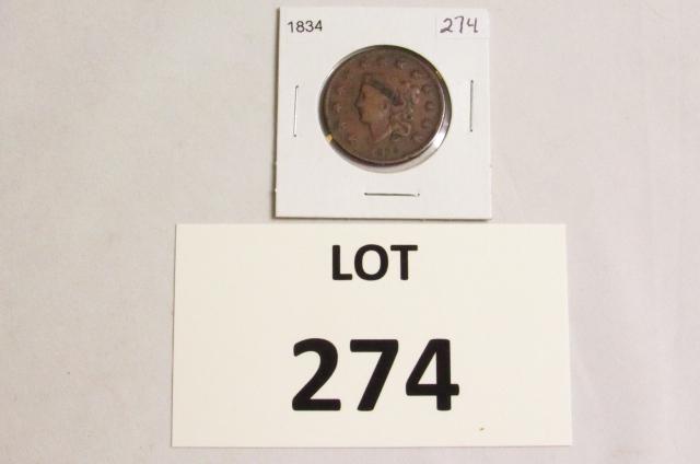 1834 US Large Cent (FullLiberty) (1 of 3)