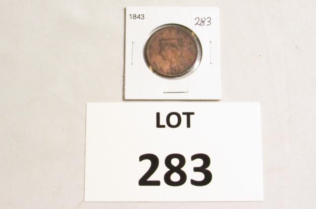 1843 US Large Cent (FullLiberty) (1 of 3)