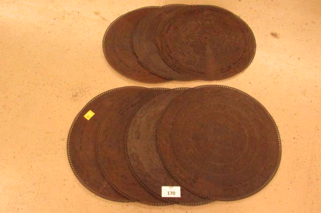 Fortuna 26" music discs: Lot of 7. 26" music discs.