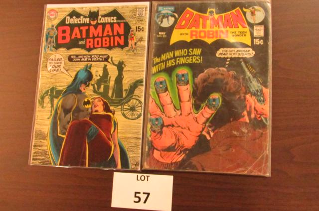 DC Batman and Robin, Batman with Robin: Batman and Robin #403 and Batman with Robin The Teen Wonder #231.