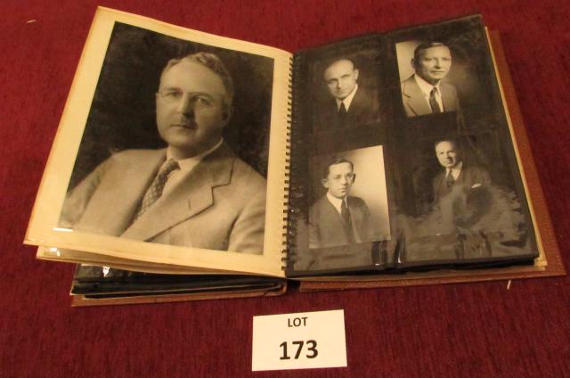 Binder of photographs and other Bell Telephone: Binder of photographs and other Bell Telephone Laboratories ephemera presented to Halsey A. Frederick on retiring in 1949 after 37 years of service. Approximately 50 pages. Measures 9" x 11"