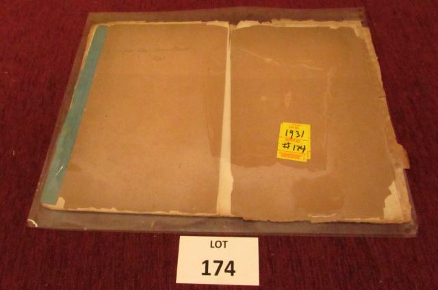 1843 storm chart with multiple pages (very fragile): 1843 storm chart with multiple pages (very fragile)