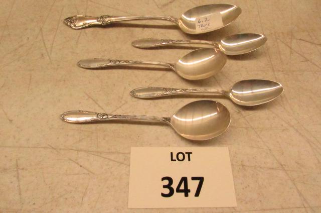 Five Oneida Sterling Spoons (1 of 3)