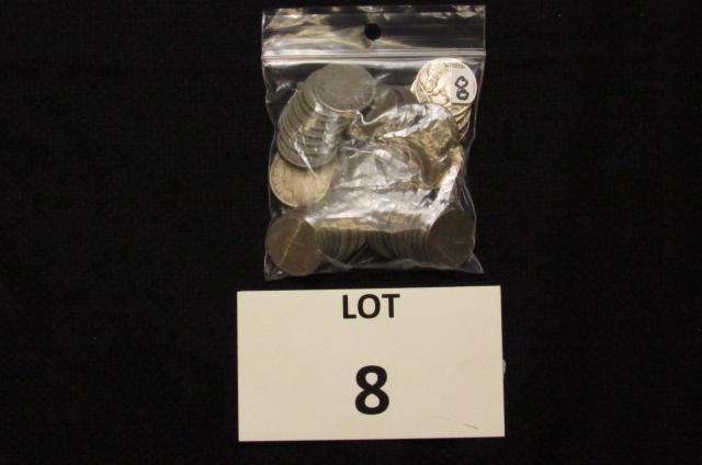 Bag of 38-Liberty & 11-Buffalo Nickels (1 of 3)