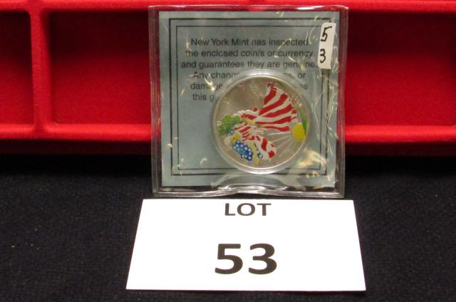 2000 Colorized American Silver Eagle-(1TOz.) (1 of 1)