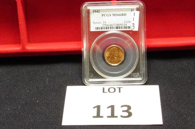 1942P Wheat Cent PCGS MS66RD (1 of 2)