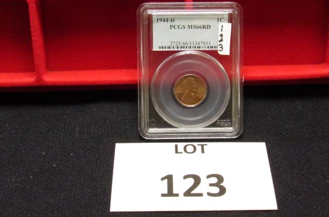 1944D Wheat Cent PCGS MS66RD (1 of 2)
