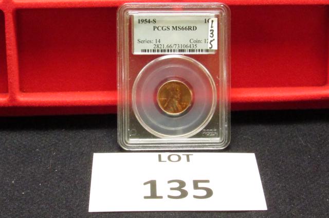 1954S Wheat Cent PCGS MS66RD (1 of 2)