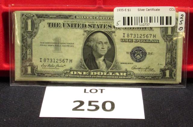 5-$1 Silver Certificates-Crisp Unc-(1935E) (1 of 2)
