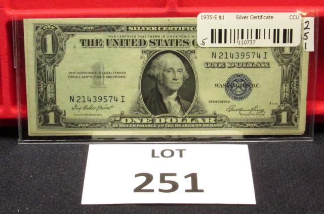 5-$1 Silver Certificates-Crisp Unc-(1935E) (1 of 2)