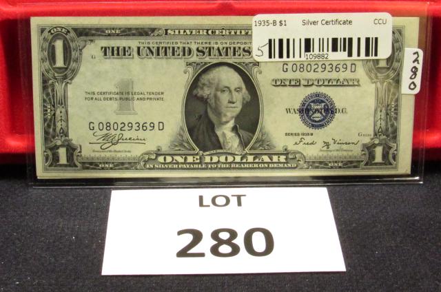 5-$1 SilverCerts Consec. # w/o Moto-(1935B) (1 of 2)