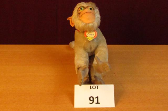 Steiff monkey "Coco": Steiff monkey "Coco" with original tag. 8" tall