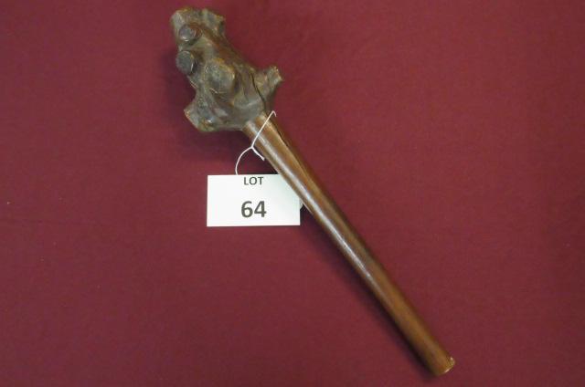 Antique Fijian throwing club (1 of 3)