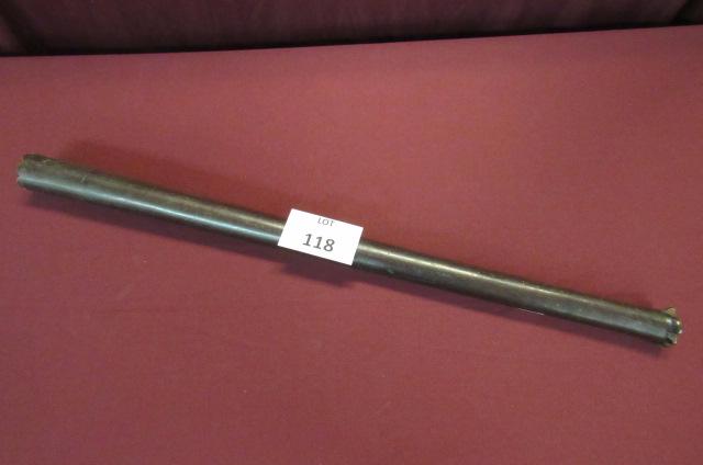 South Sea Island war club: A South Sea Island war club, 32" long with carved top and butt section