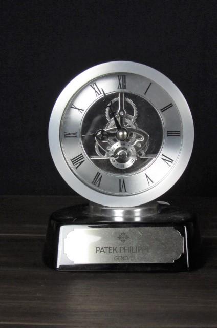 Patek Philippe "Skeleton Case" desk clock. (1 of 3)