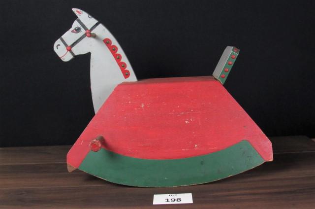 Vintage handmade rocking horse. (1 of 4)