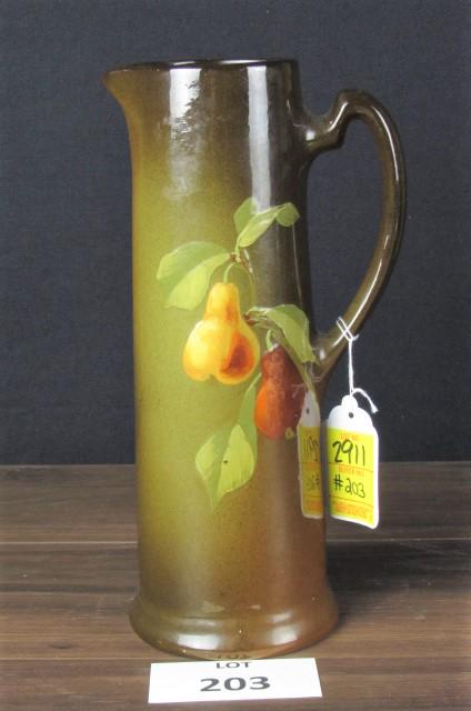 Antique J.B. Owens art pottery pitcher vase. (1 of 4)