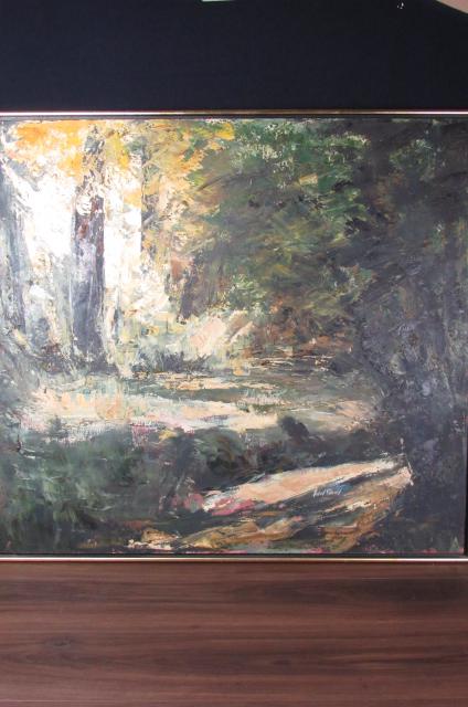 Robert Elsocht landscape oil painting. (1 of 4)