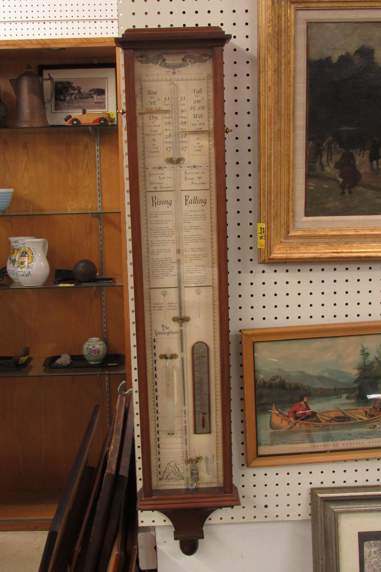 Antique Mason & Sullivan "Admiral Fitzroy's" Barometer. (1 of 6)