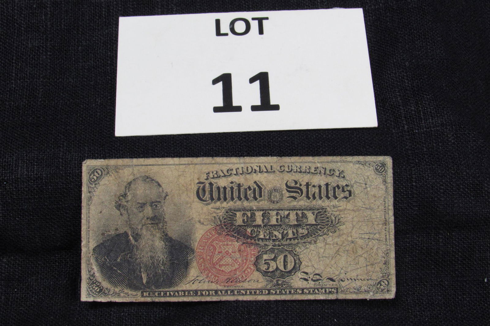 1863 US 50 Cent Fractional Note (1 of 2)