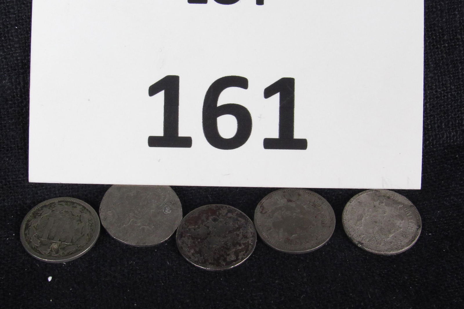 5-Three Cent Nickels (1 of 2)