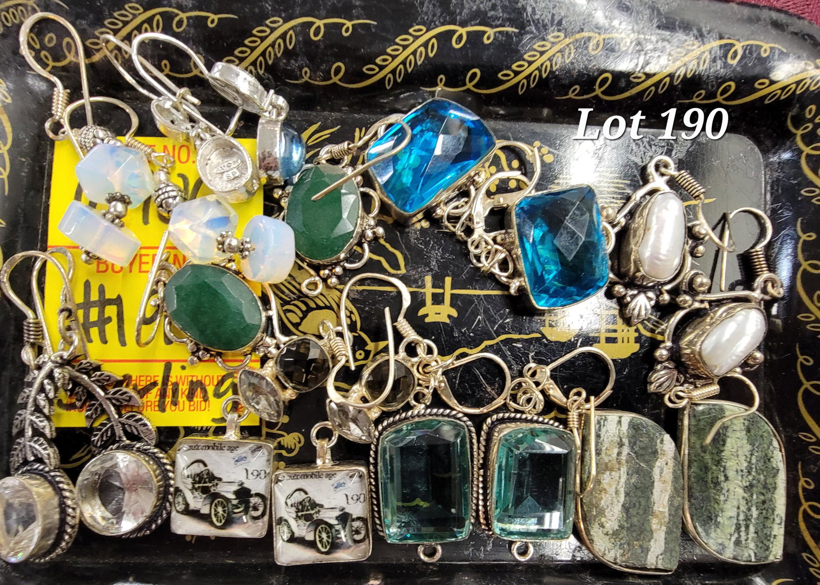 Lot of Sterling Silver Earrings (1 of 5)