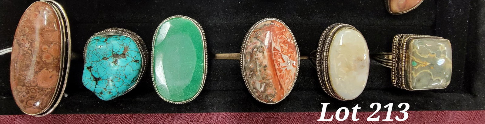 Selection of Sterling Silver Foil Rings (1 of 1)