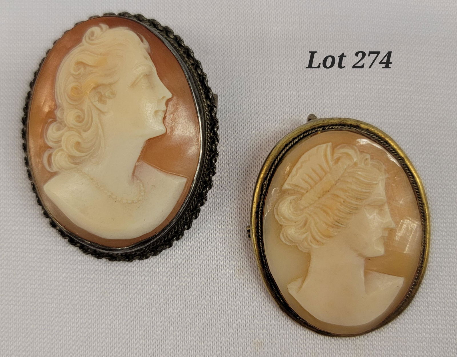 Sterling Silver Cameo Lot (1 of 4)