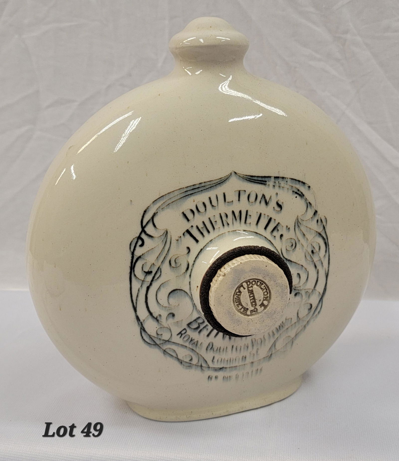 Antique 1908 Royal Doulton Thermette Bed Warmer (1 of 8)