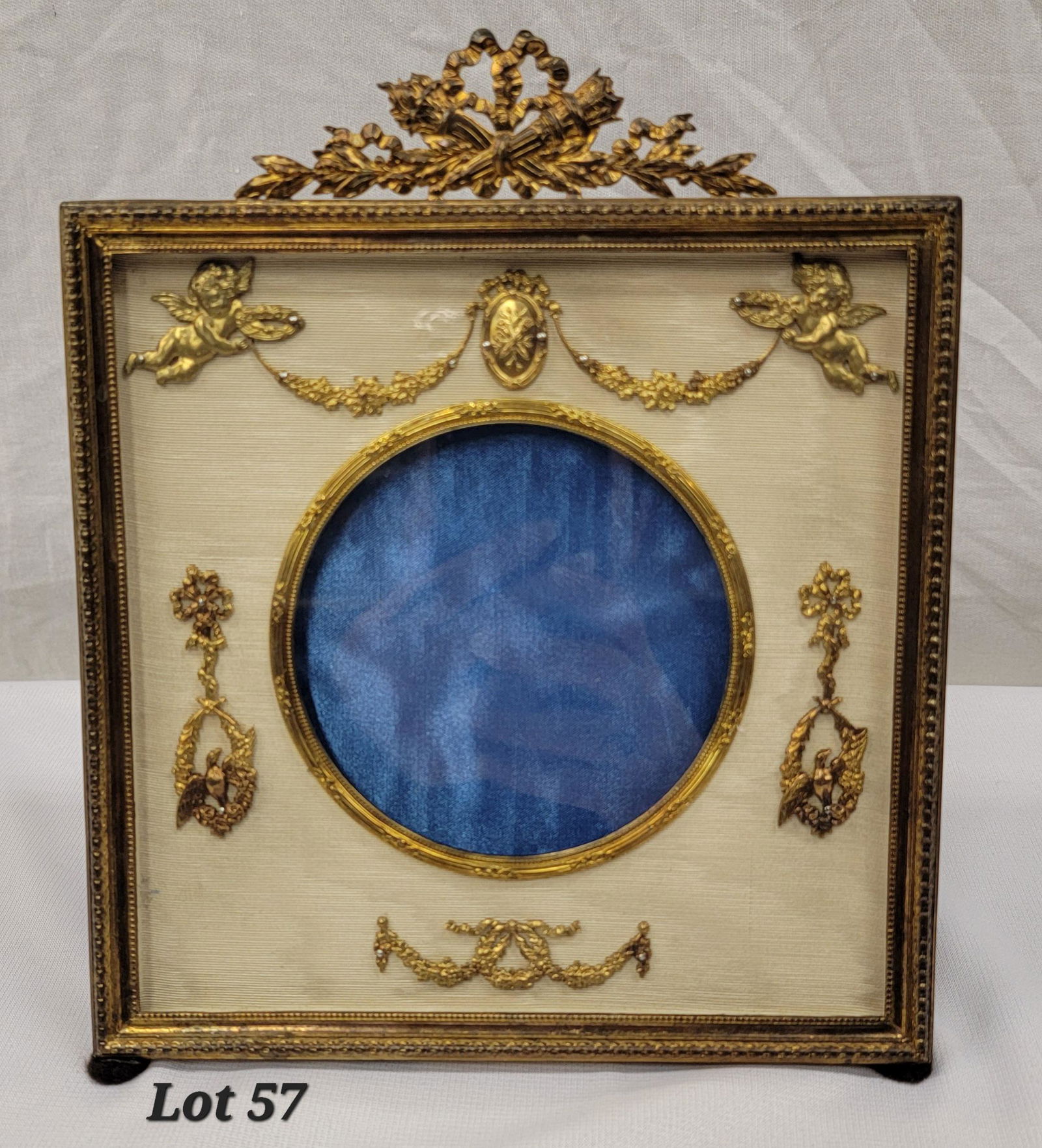 French brass frame with mounts (1 of 7)