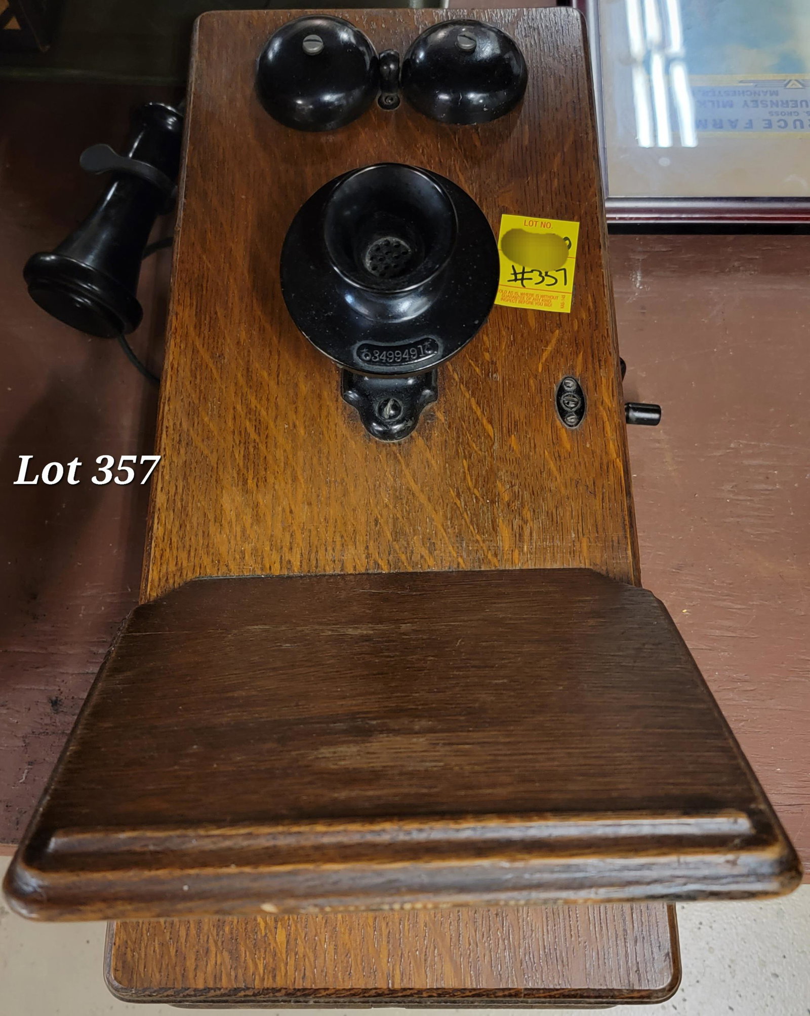 Antique Wood Wall Telephone (1 of 4)