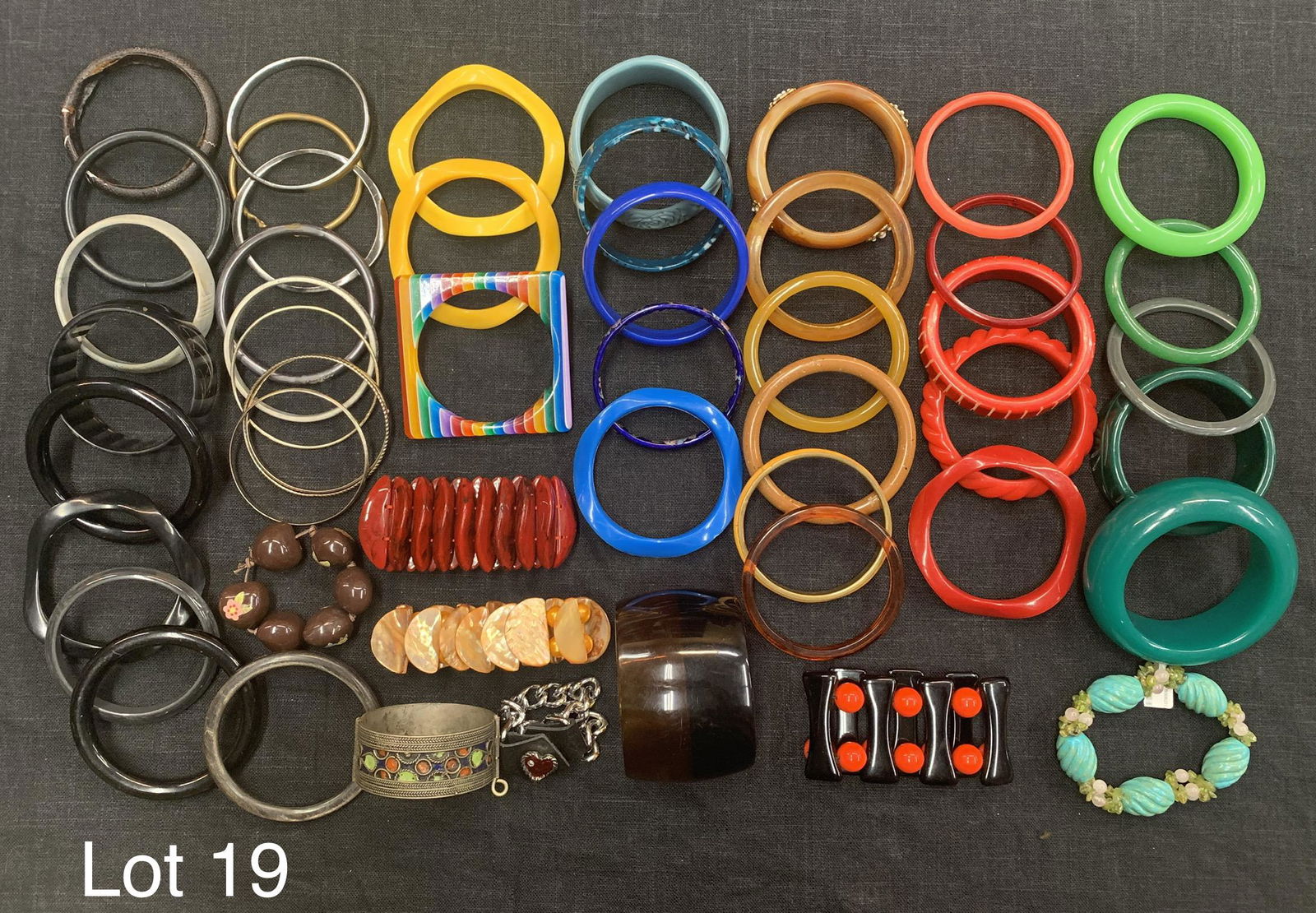 Collection of Bangle Bracelets (1 of 9)