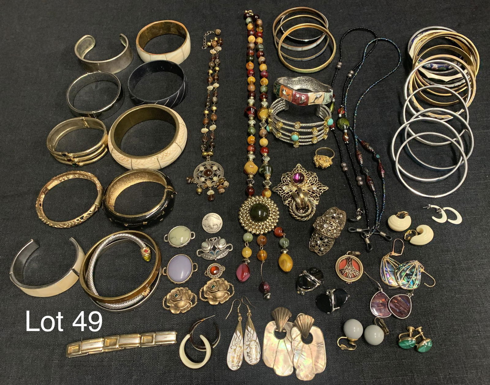 Lot of Costume Jewelry With Bohemian Theme (1 of 9)