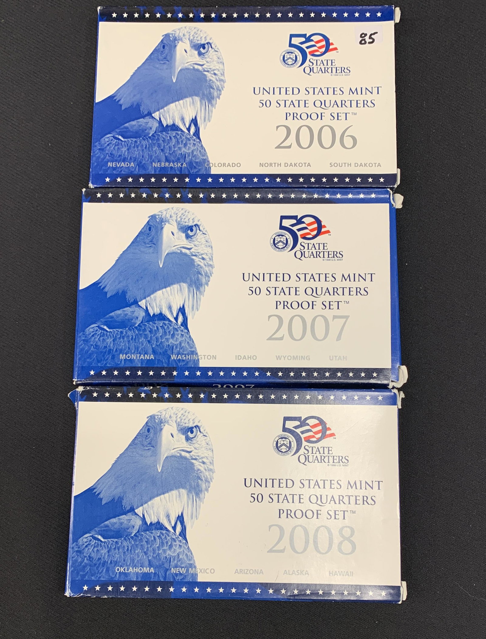 2006,07,08 US Statehood Quarters Proof Sets (1 of 6)