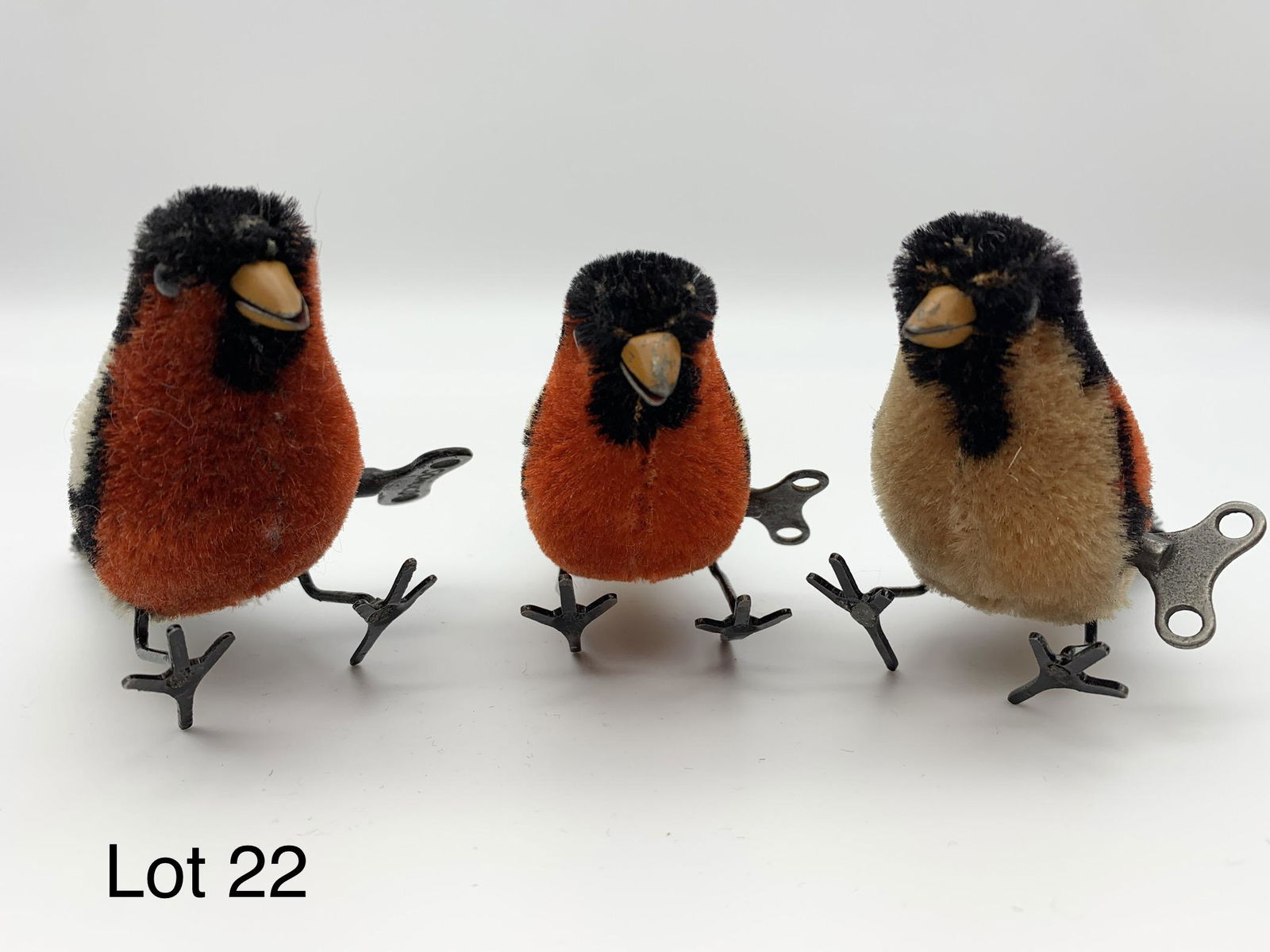 Vintage Schuco Mohair Wind Up Bird Lot (1 of 6)