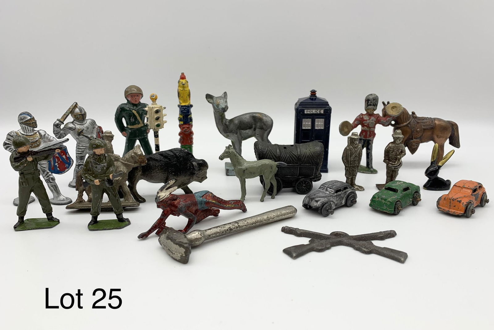 Collection of Vintage Toy Figures Including Lead (1 of 5)