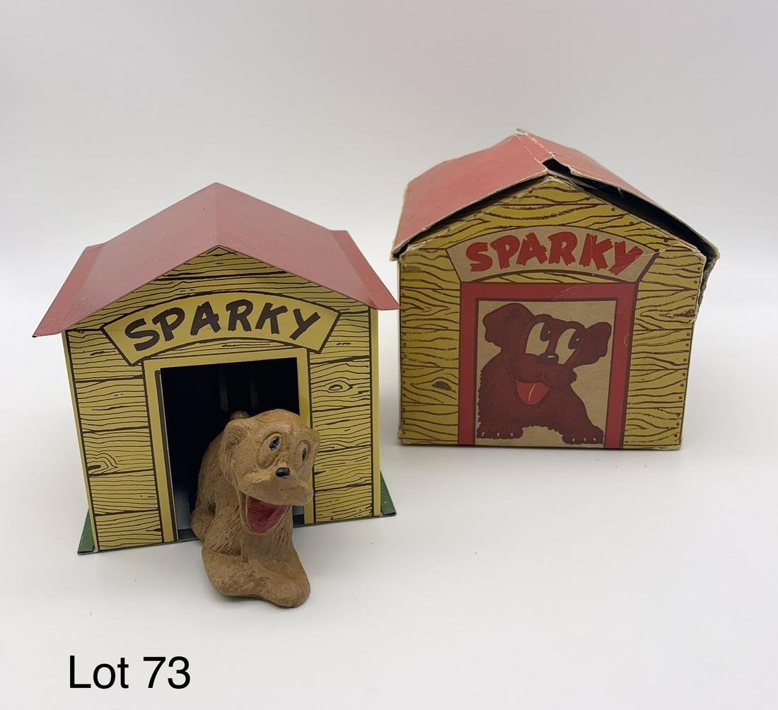 Vintage Sparky Savings Bank With Original Box (1 of 9)
