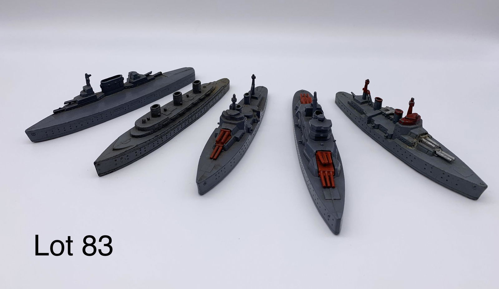 Vintage Dimestore Metal Ship Toys (1 of 9)