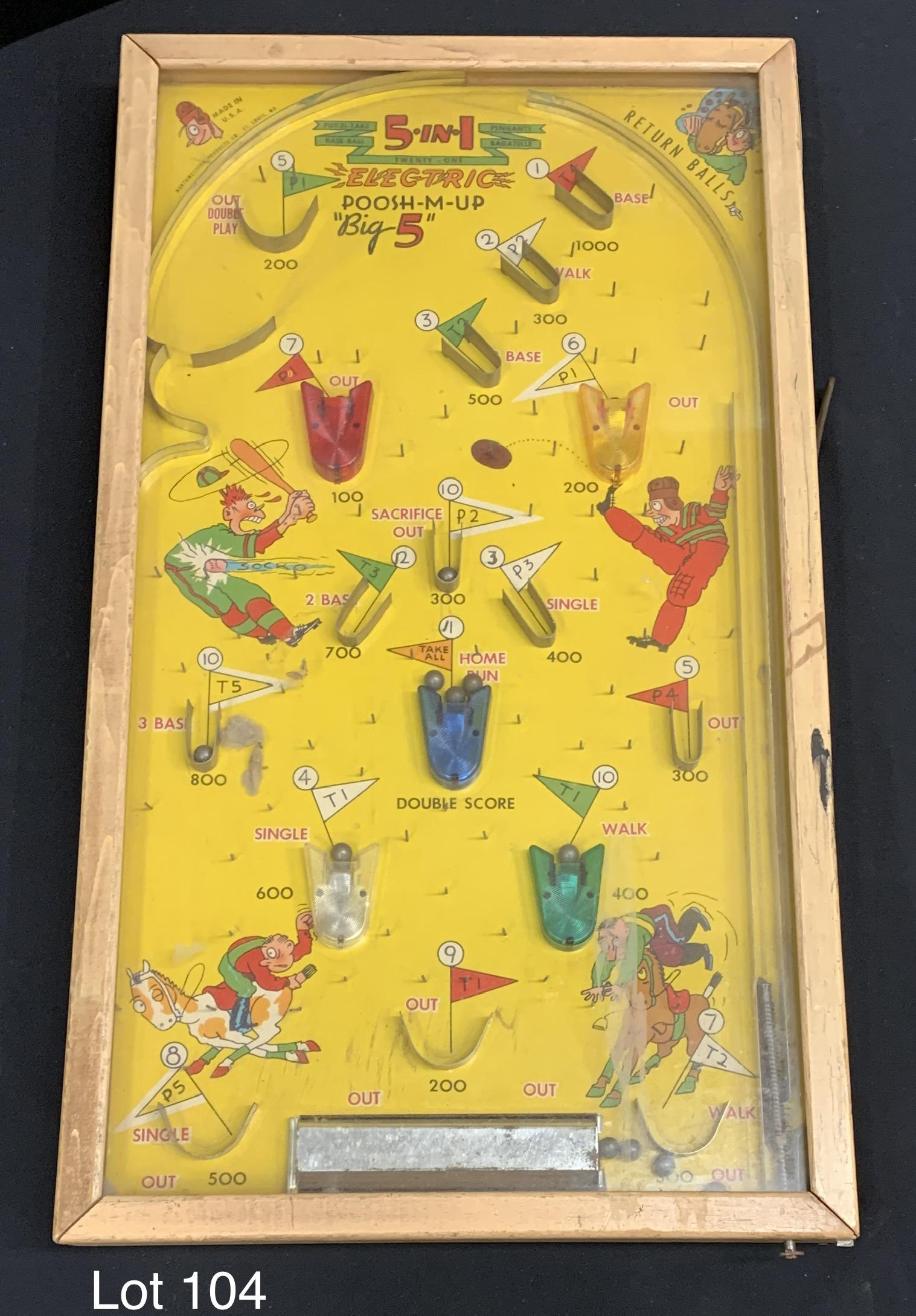 Vintage Tabletop Pinball Machine (0104) on Mar 14, 2022 Embassy