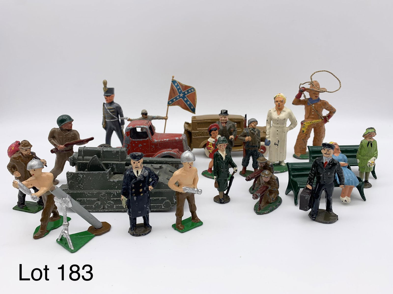 Lot of Vintage Lead Dime Store Toys (1 of 6)
