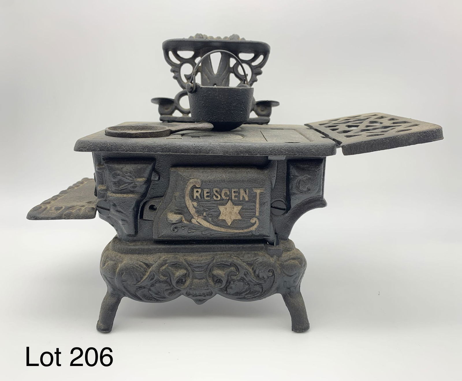 Cast Iron Crescent Miniature  Stove (1 of 6)